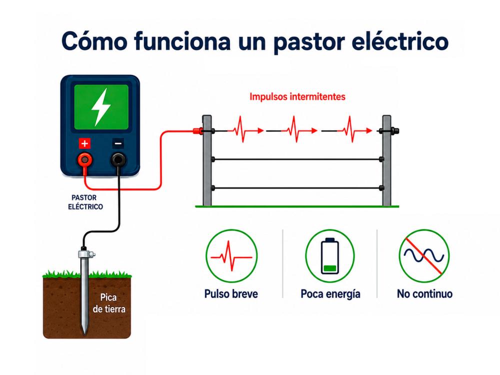 grafico por qué un pastor eléctrico es difícil que provoque un incendio?