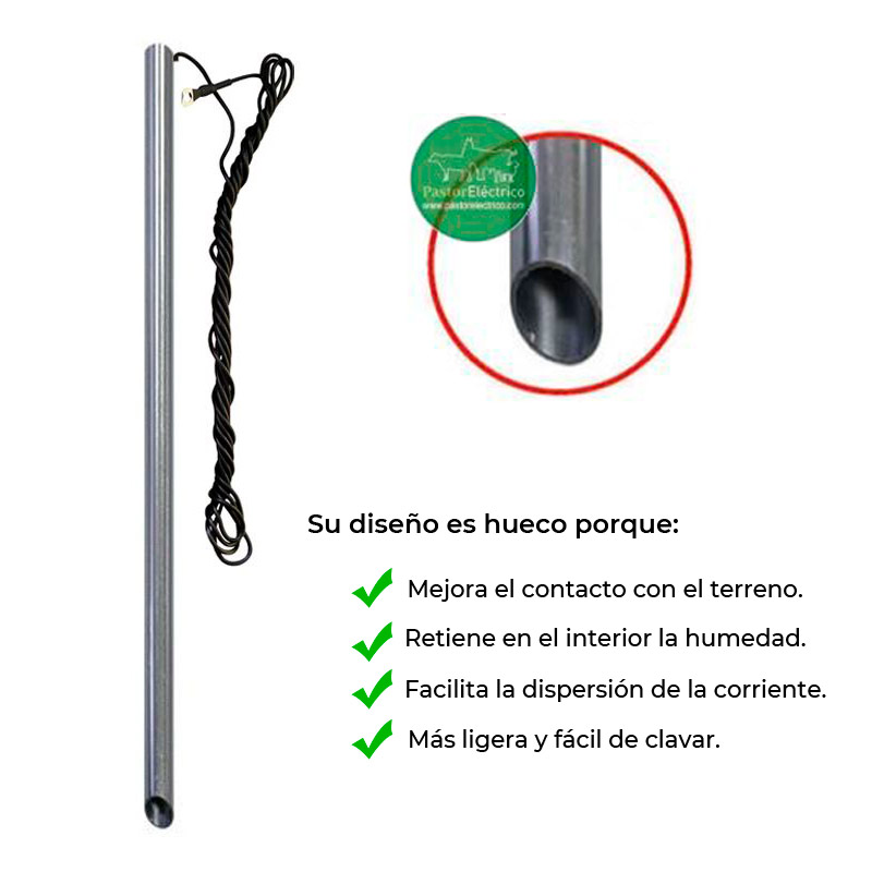 ventajas pica tierra 1m hueca