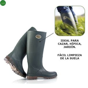 Bottes en caoutchouc Bekina Litefield pour la chasse, l'équitation et le jardin électrificateur