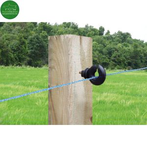 Aislador  Z-2 Tirafondo 5 mm de diámetro-madera. Bolsa 25 Unidades cercado eléctrico