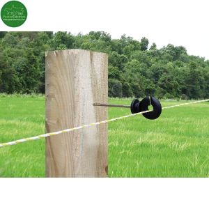 Aislador Z-70 tirafondo separador varilla metálica 10 cms- madera cercado eléctrico