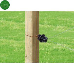 Aislador Z-7 esquina-madera. Bolsa 10 unidades cercado eléctrico