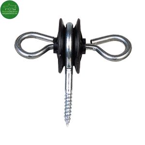 Aislador Z-6 de tirafondo 6mm diámetro-puerta cercado eléctrico