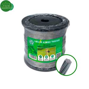 detalle cable de aluminio 1,8mm 500 metros para cercas de animales salvajes
