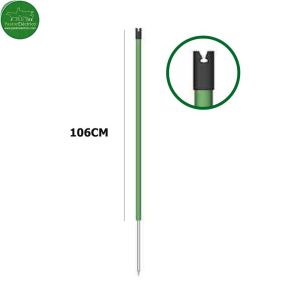poste de fibra de vidrio de 106cm x 12mm para mallas de cabras 
