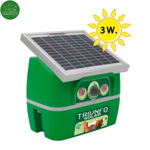 Pastor Triunfo R-10 con placa solar y batería 12 v.