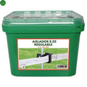 Cubilete Aislador Z-20 regulable-varilla para cinta. Cubilete 40 unidades cercado eléctrico