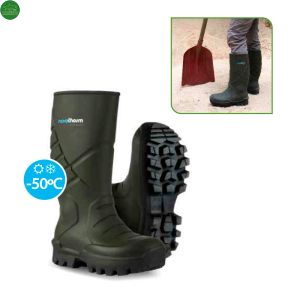 Botas Bekina Steplitex verde com biqueira e sola de aço