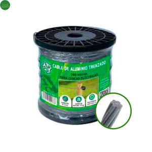 Cable de Aluminio Trenzado 1,8mm Rollo 200m para Cercas Eléctricas