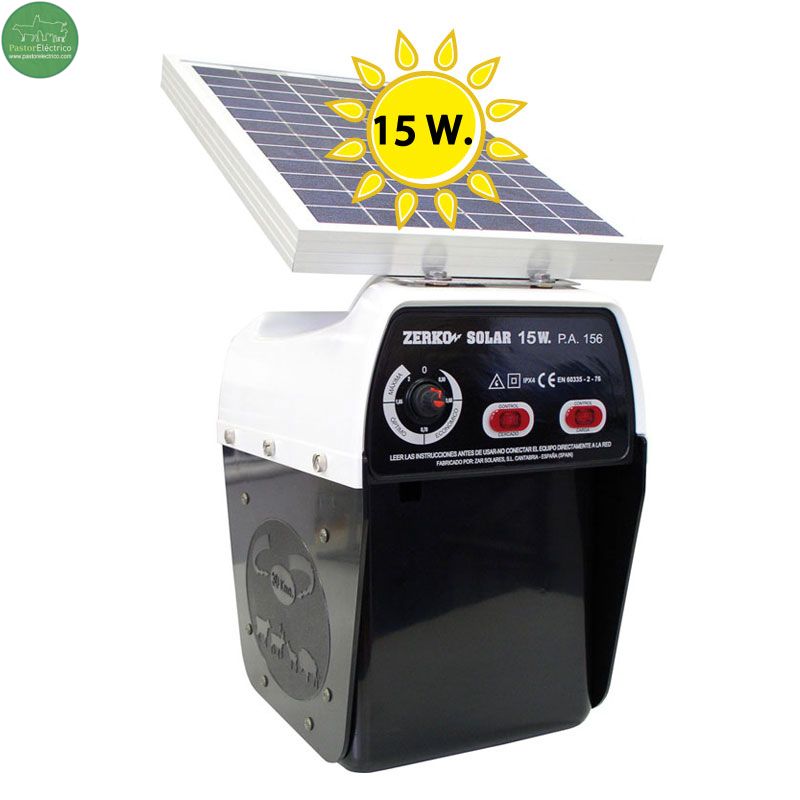 Pastor eléctrico Ion HCS-B con panel solar 20 w