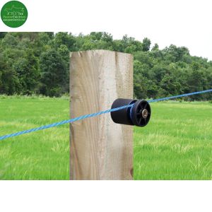 Aislador Z-1 rosca-madera. Bolsa de 25 unidades cercado eléctrico