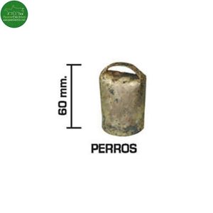 Cencerro para perros tamaño 6 cm número 8 pastor eléctrico