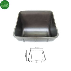 Comedero rectangular de 16 litros 445 x 310 mm pastor eléctrico