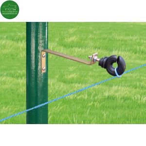 Aislador Z-61 tirafondo pletina separador 21 cms-metal cercado eléctrico