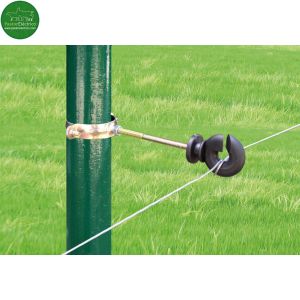 Aislador Z-68 tirafondo separador 10cms con tubo regulable-metal cercado eléctrico