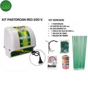 Kit Pastorcan Red 220 V pastor eléctrico.