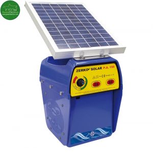 Pastor eléctrico Zerko con placa solar de 10 W a bateria