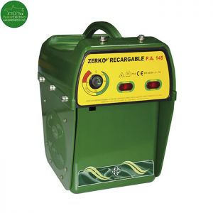 Pastor eléctrico Zerko-Recargable con batería 12 V y cargador